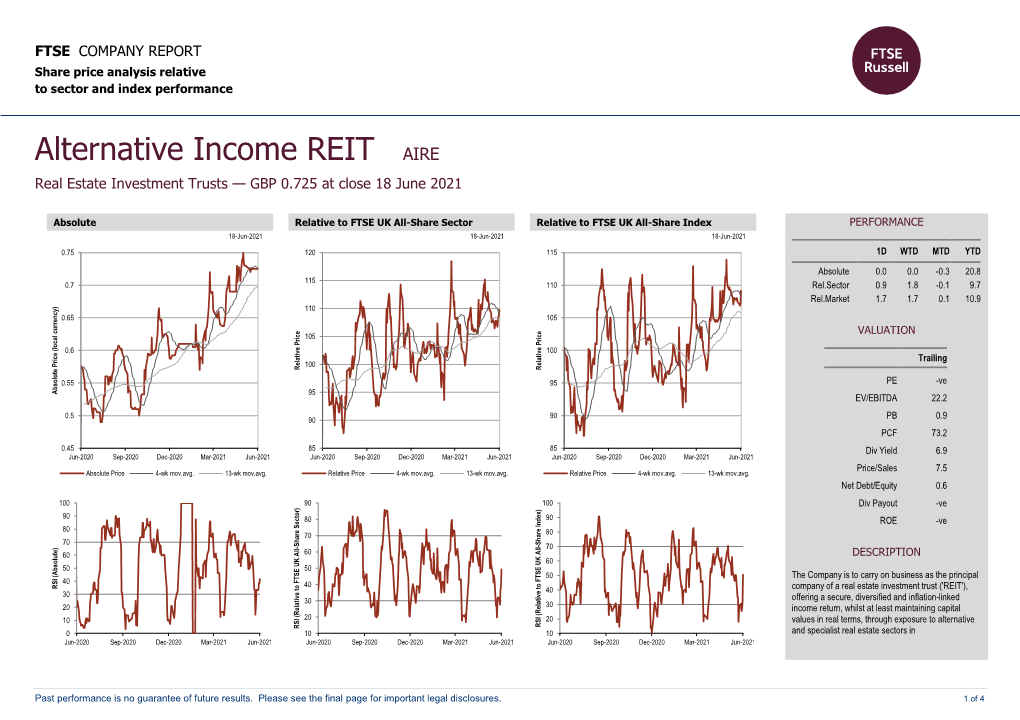 FTSE Factsheet