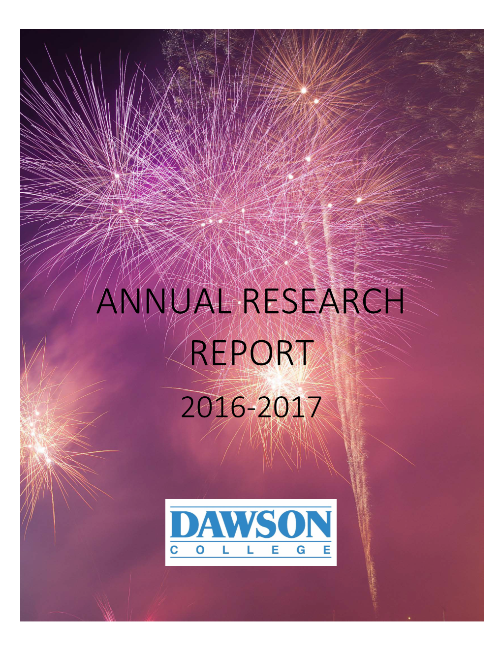 Annual Research Report 2016-2017