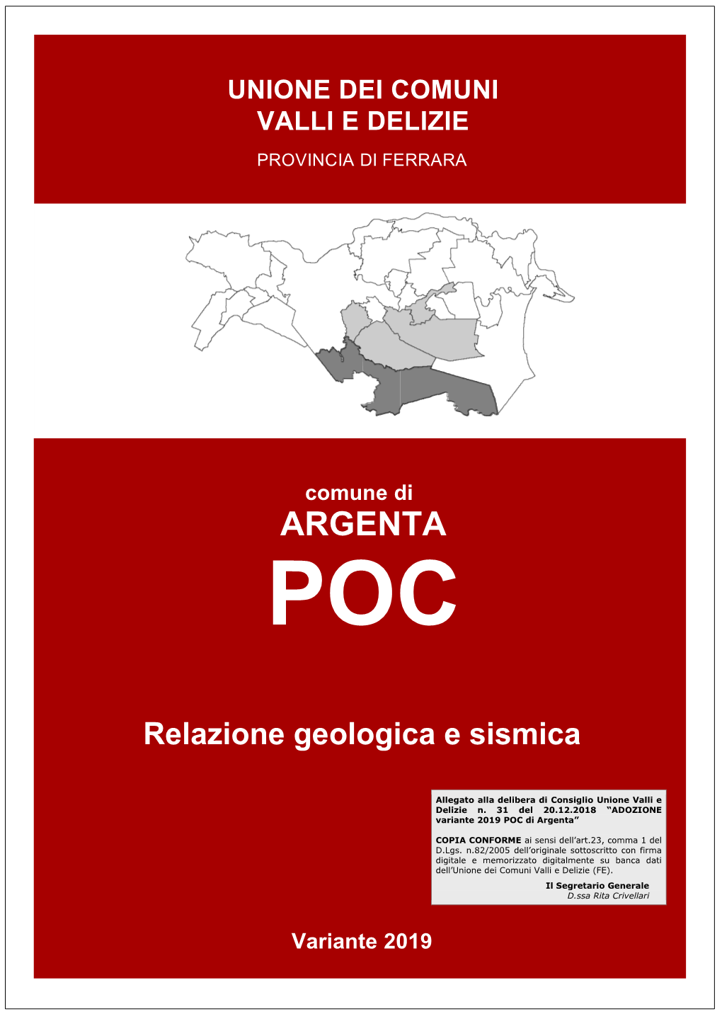 Comuni Di Argenta, Migliarino, Ostellato, Portomaggiore E