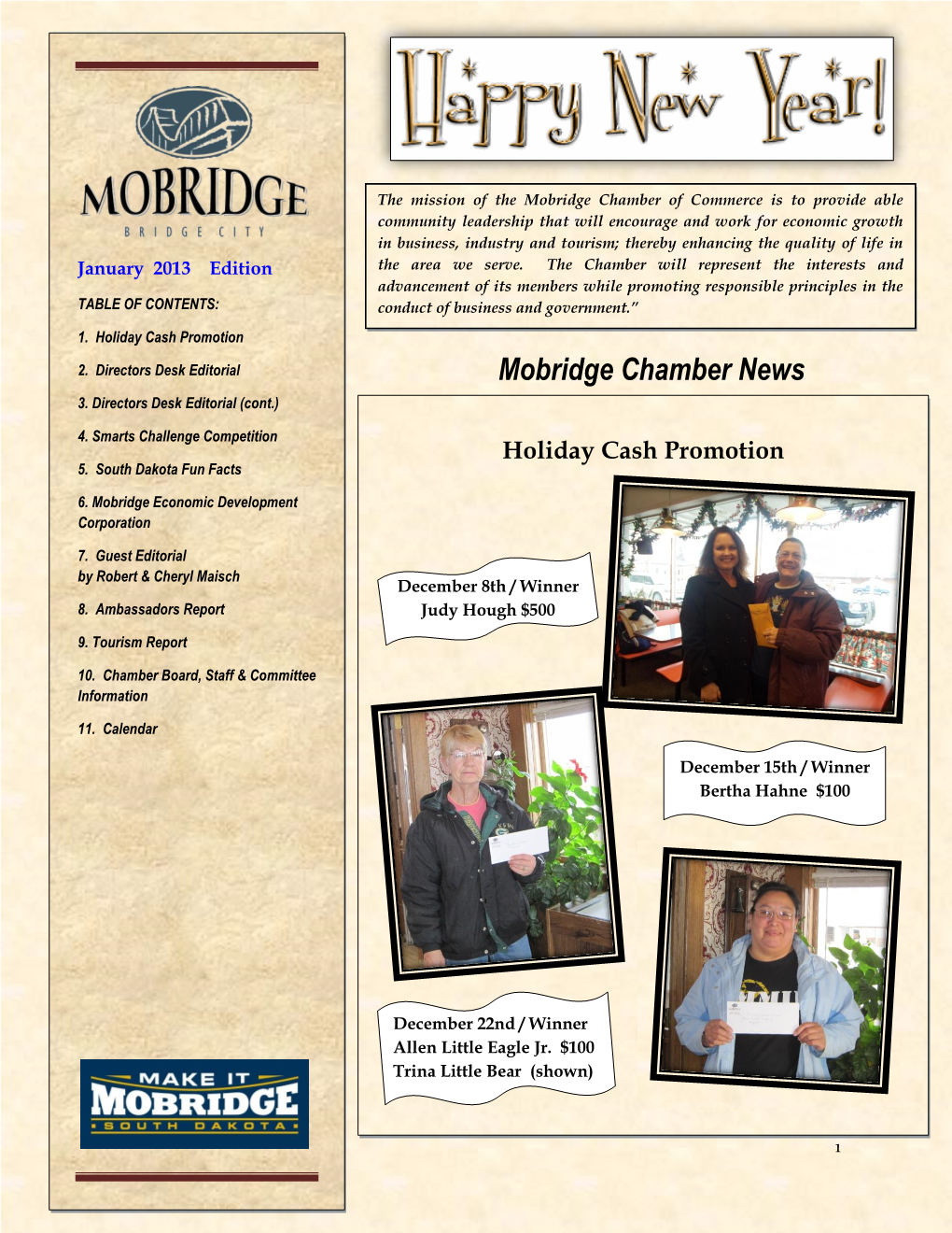 Mobridge Chamber News 3