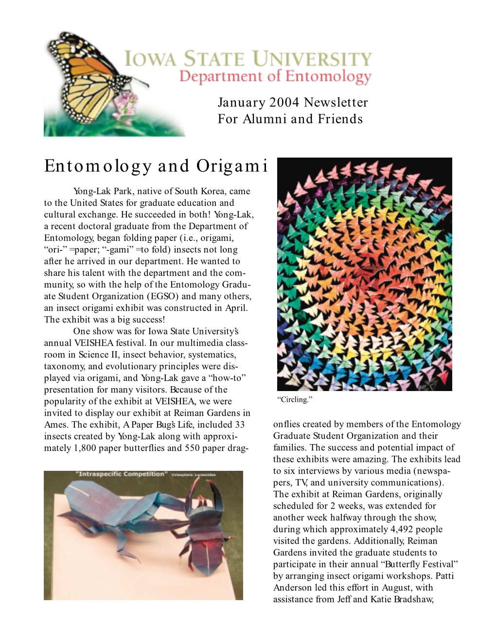 Entomology and Origami