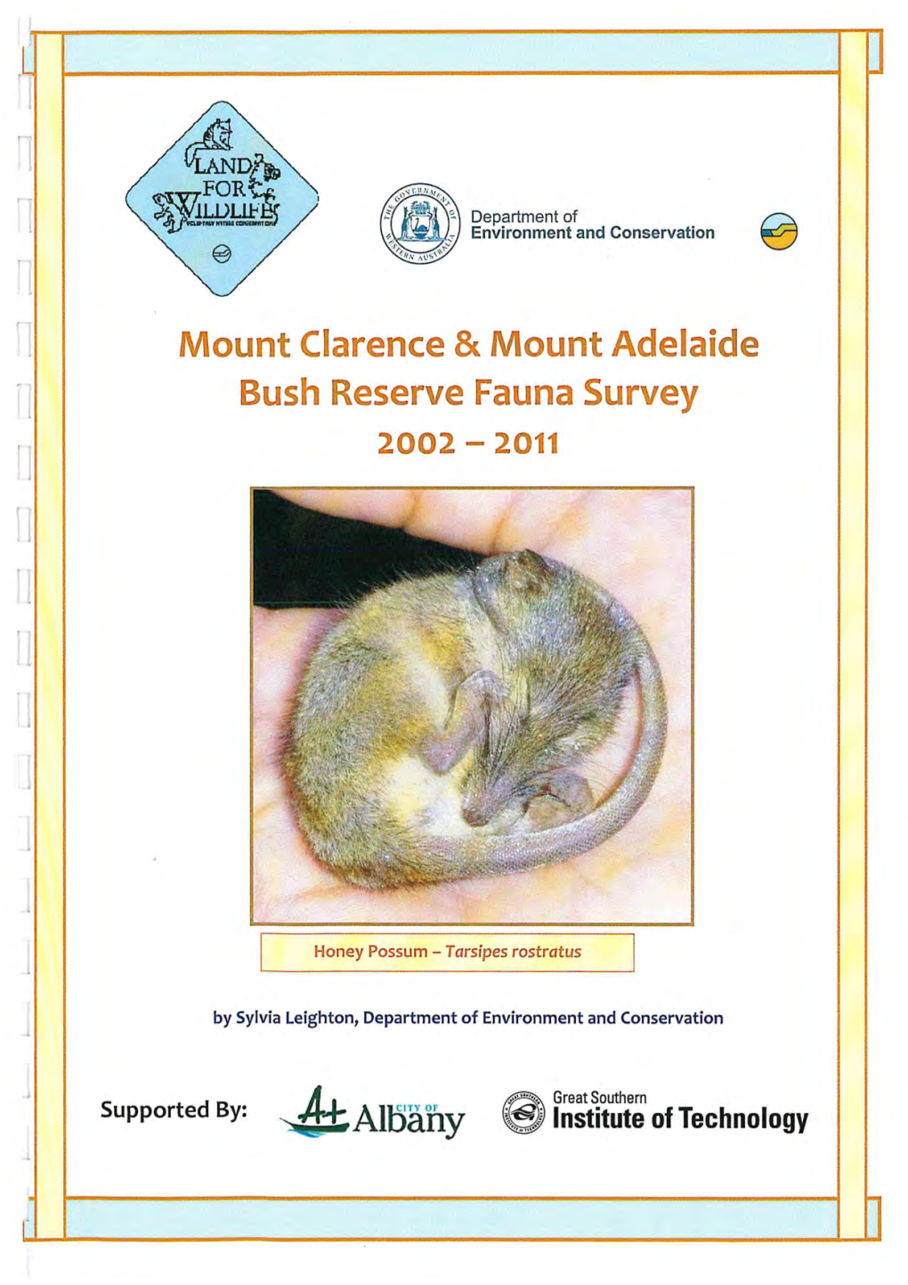 Mount Clarence & Mount Adelai Bush Reserve Fauna Survey