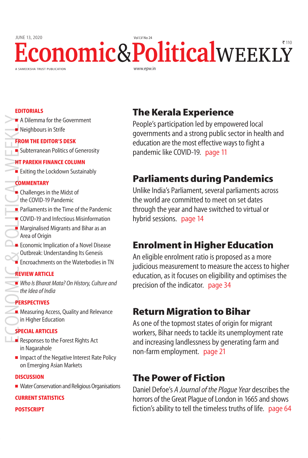 Economic & Political Weekly