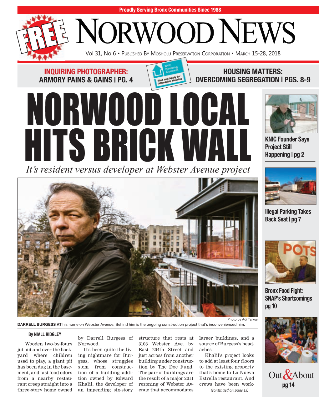 The Latest Edition of the Norwood News