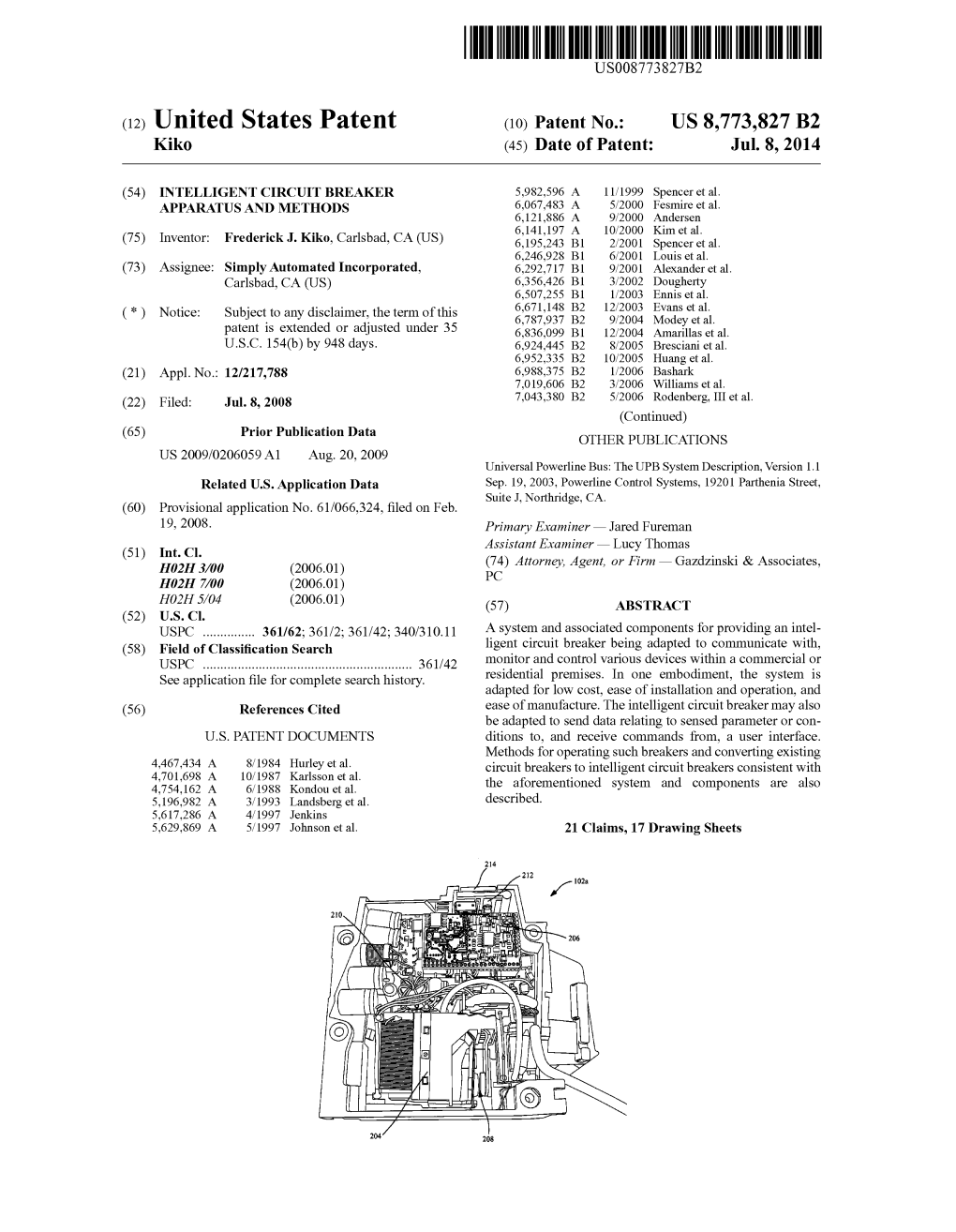 (12) United States Patent (10) Patent No.: US 8,773,827 B2 Kiko (45) Date of Patent: Jul