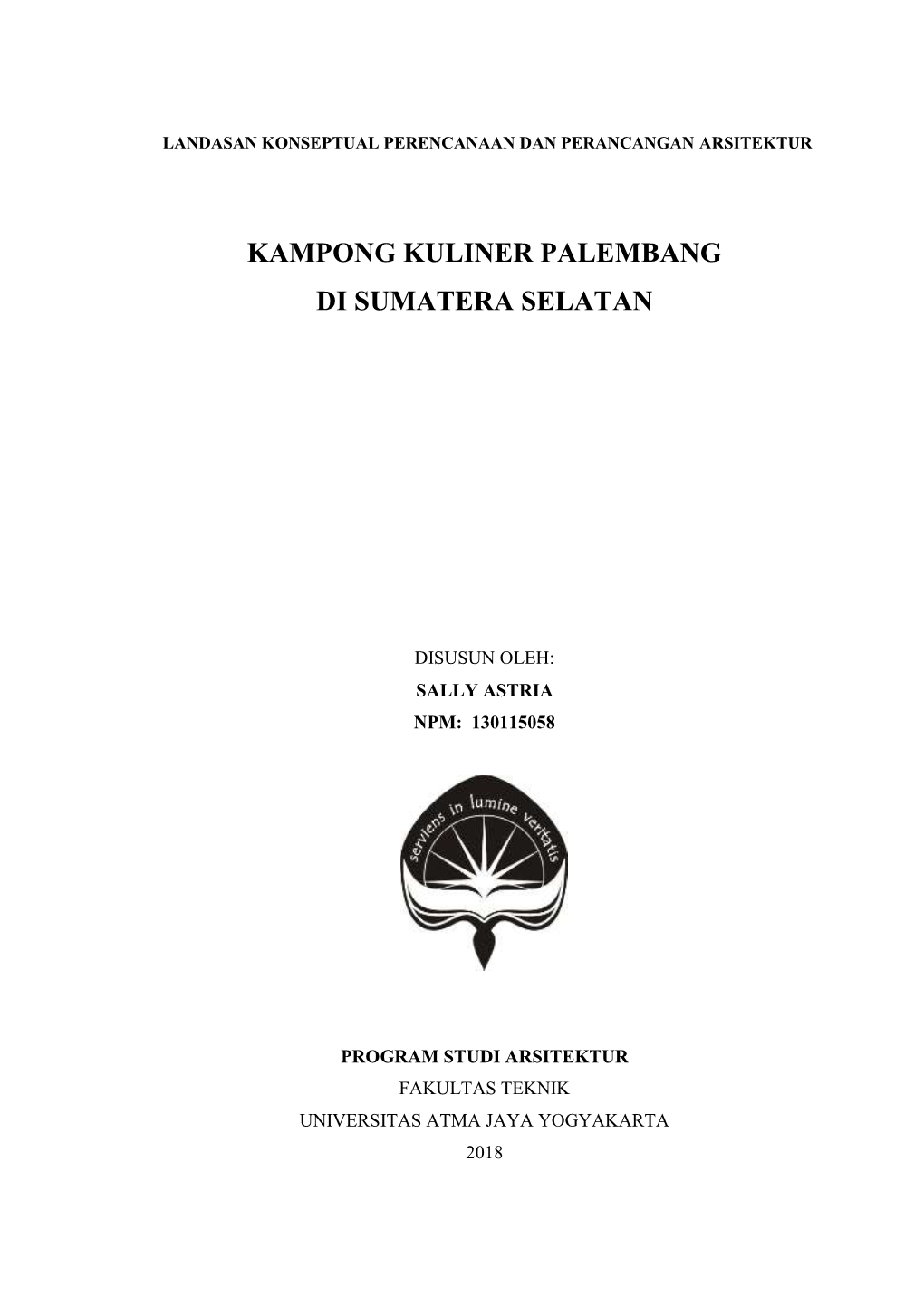Kampong Kuliner Palembang Di Sumatera Selatan