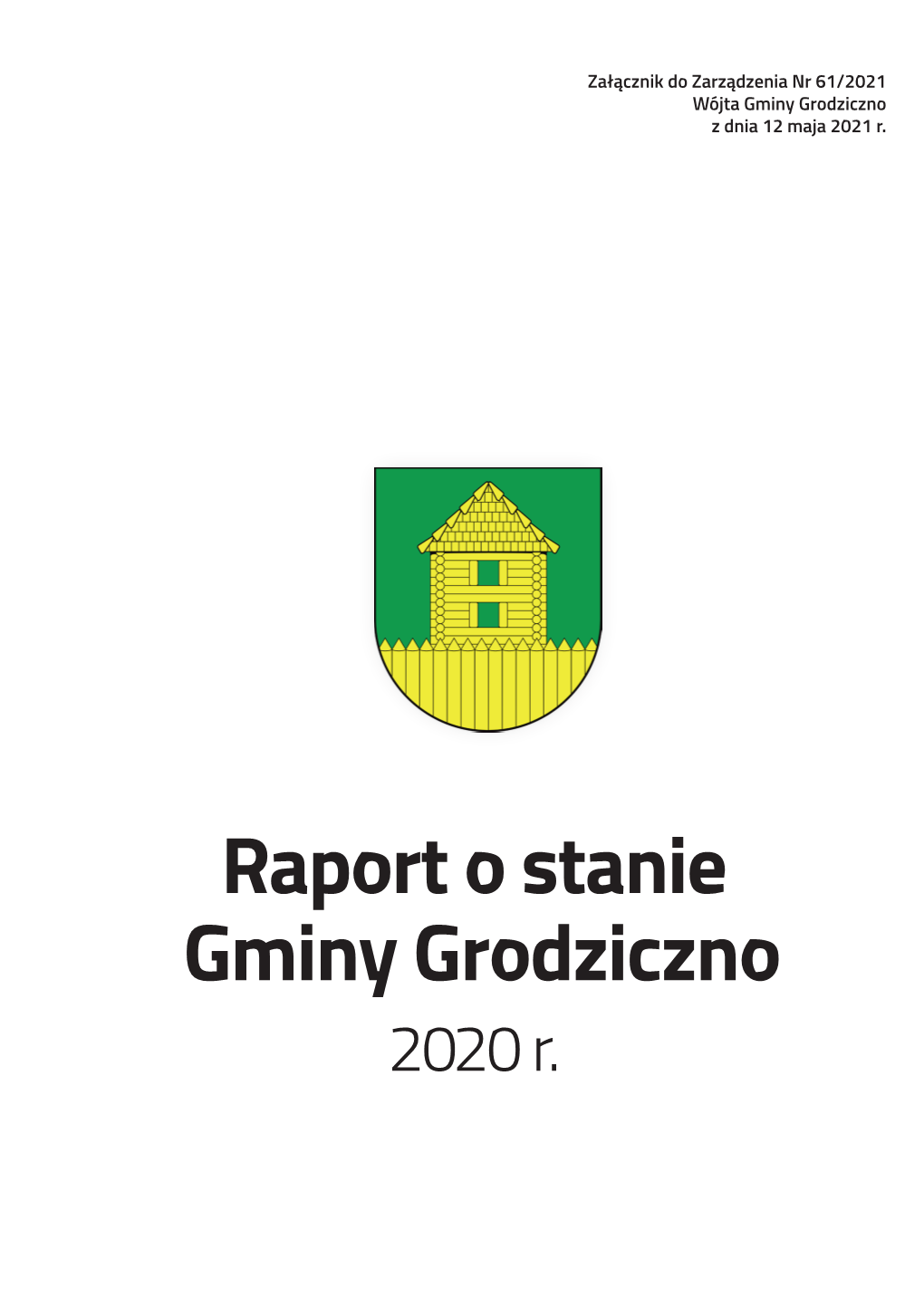 Raport O Stanie Gminy Grodziczno 2020 R