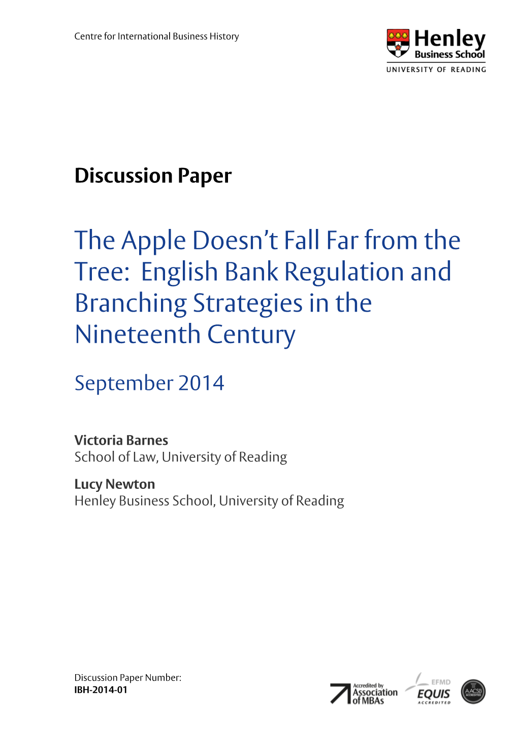 English Bank Regulation and Branching Strategies in the Nineteenth Century