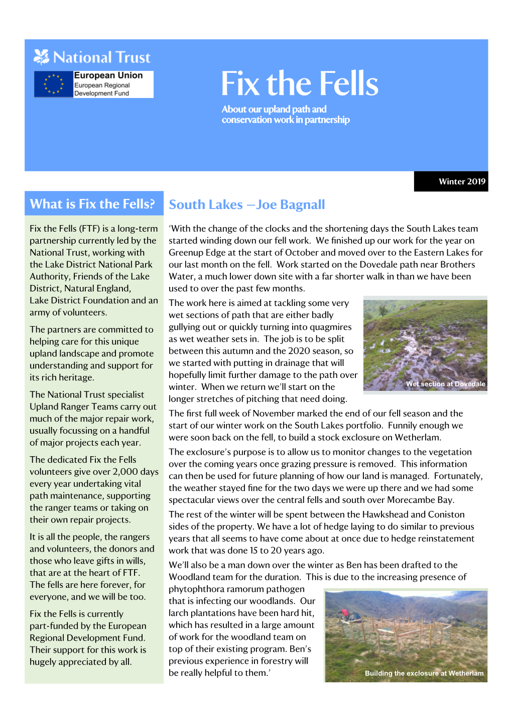 Fix the Fells Newsletter Winter 2019