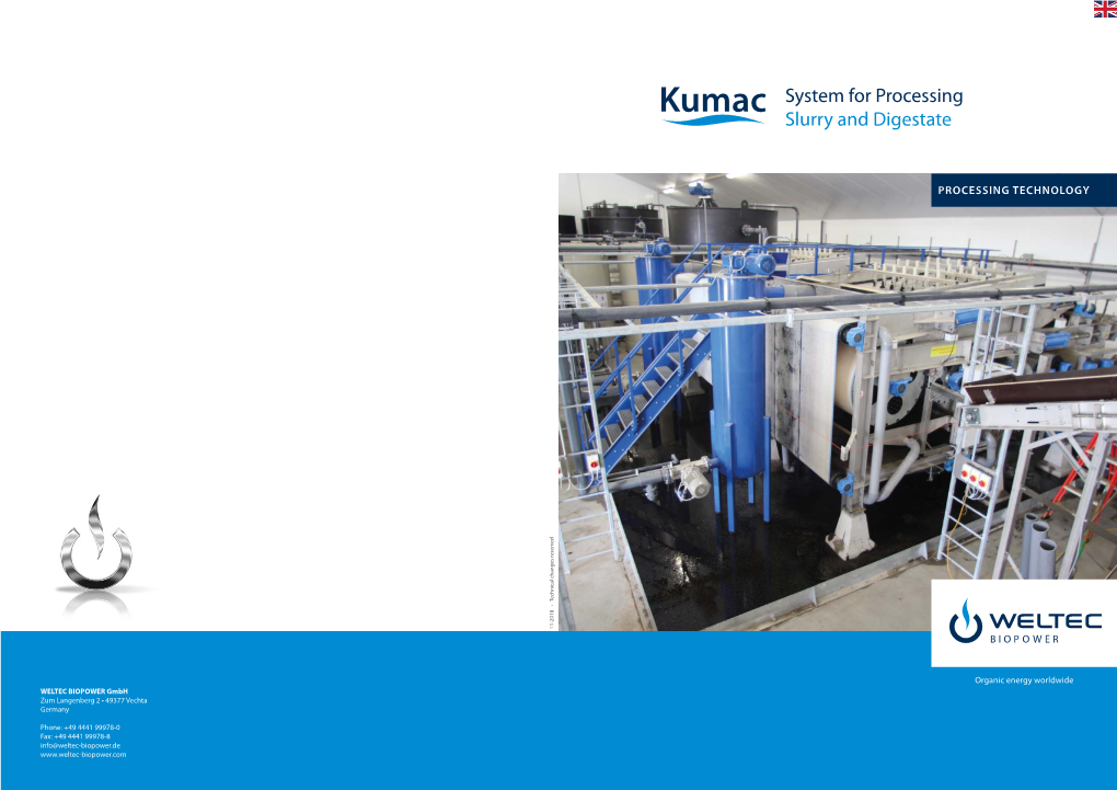 Kumac System for Processing Slurry and Digestate