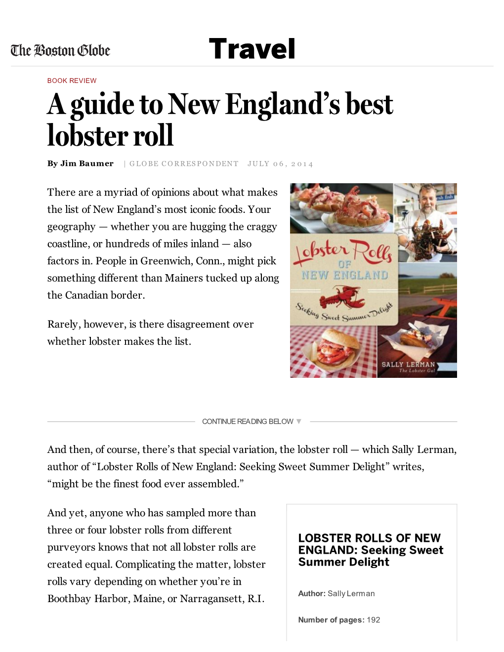 A Guide to New England's Best Lobster Roll