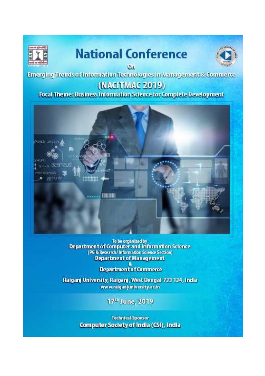 NACITMAC 2019) Focal Theme: Business Information Science for Complete Development