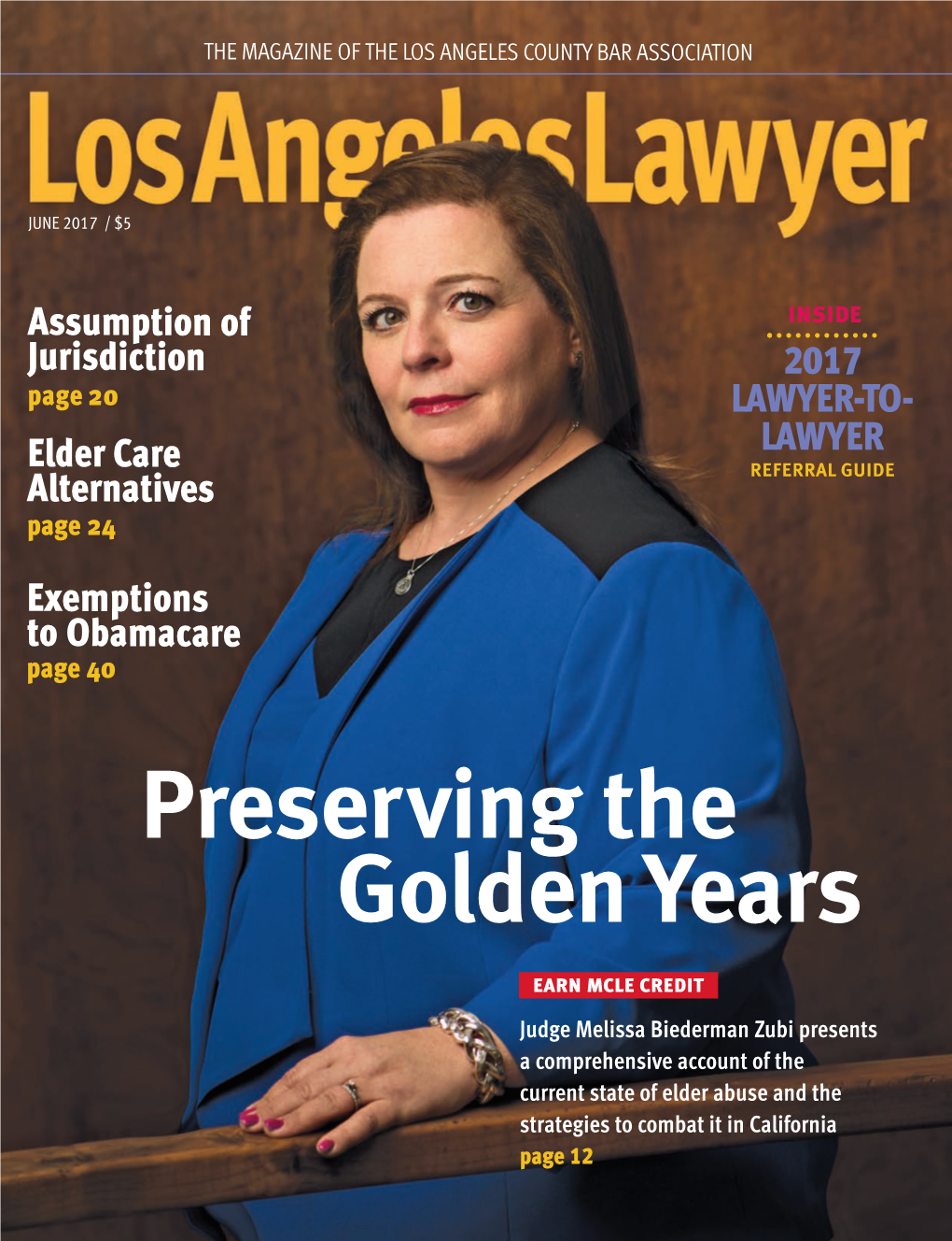 Los Angeles Lawyer Magazine June 2017