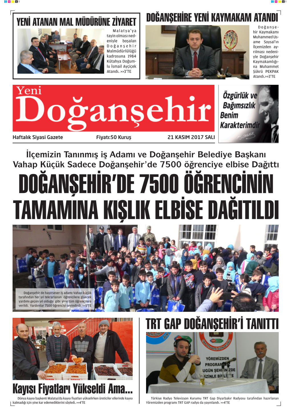 Trt Gap Doğanşehir'i Tanitti