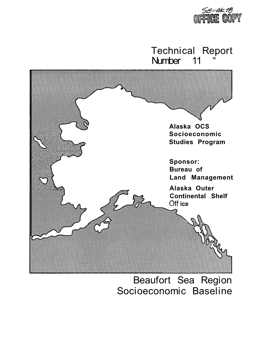 Beaufort Sea Region Socioeconomic Baseline