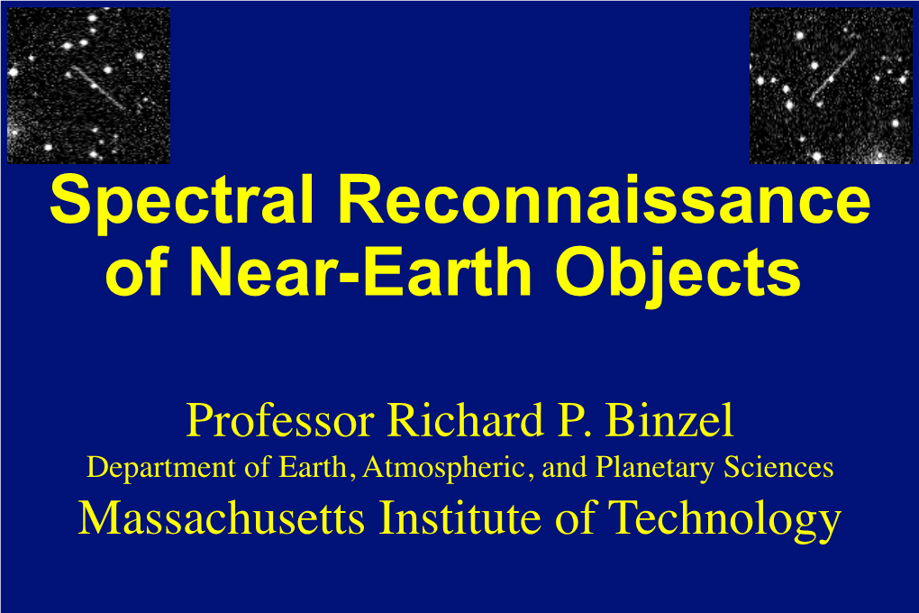 Spectral Reconnaissance of Near-Earth Objects