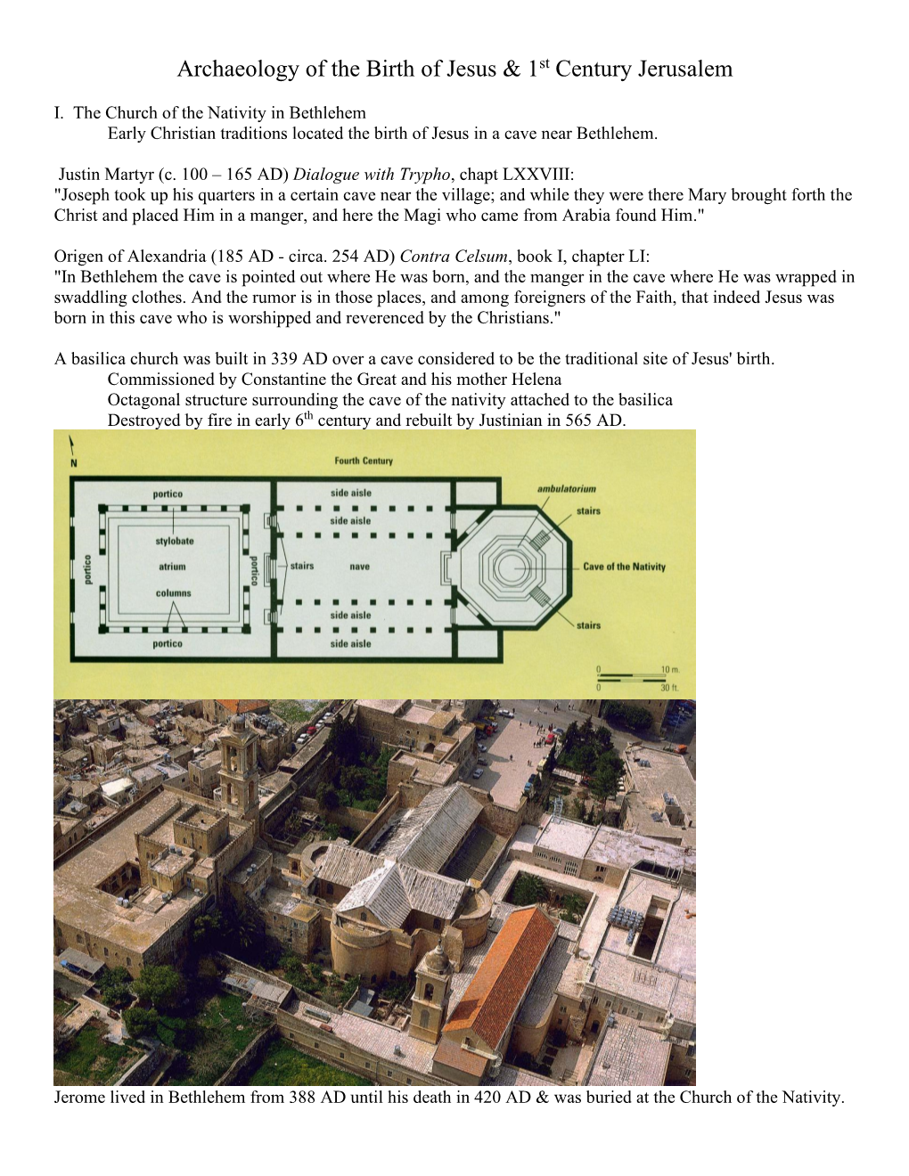 Archaeology of the Birth of Jesus & 1St Century Jerusalem