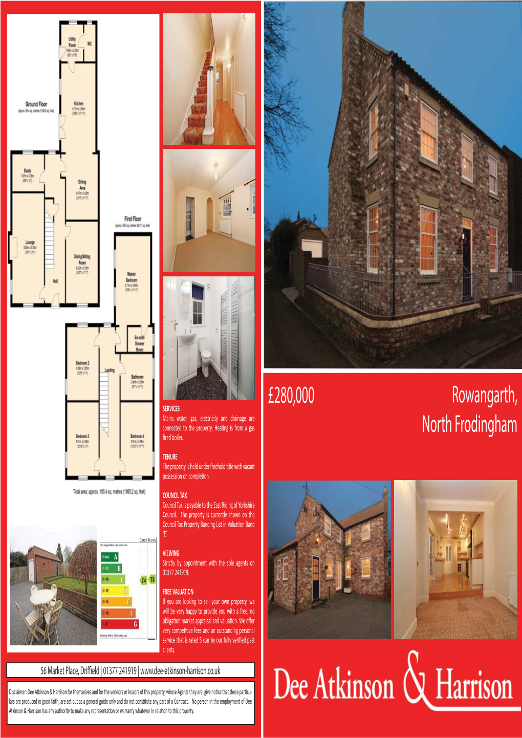 Rowangarth, North Frodingham A3 Brochure.Indd