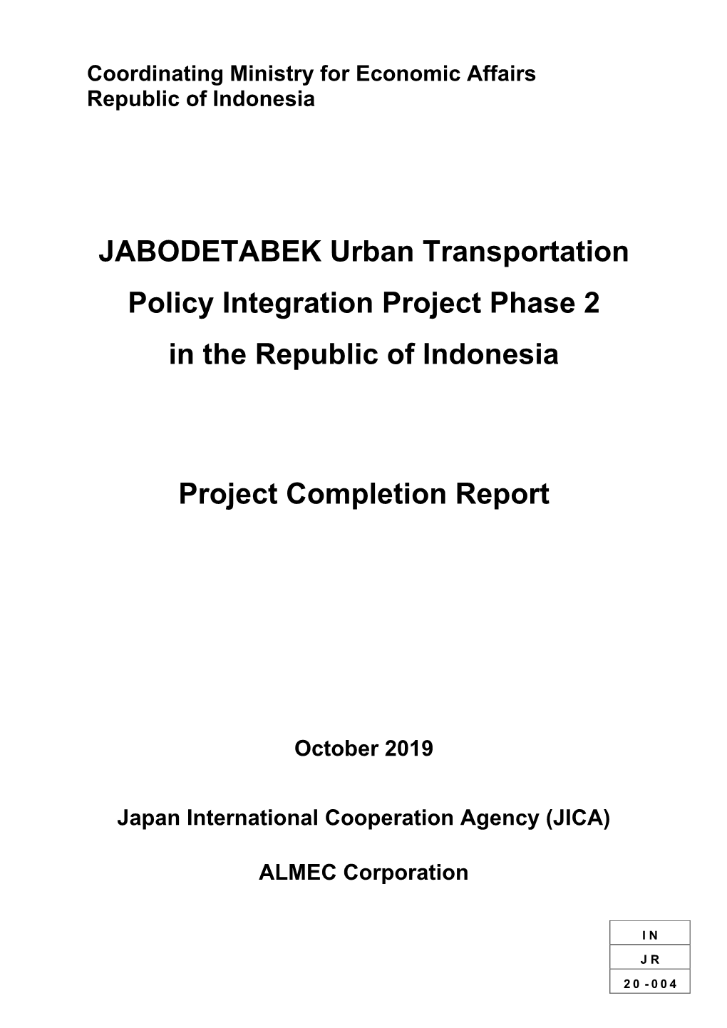 Project Completion Report