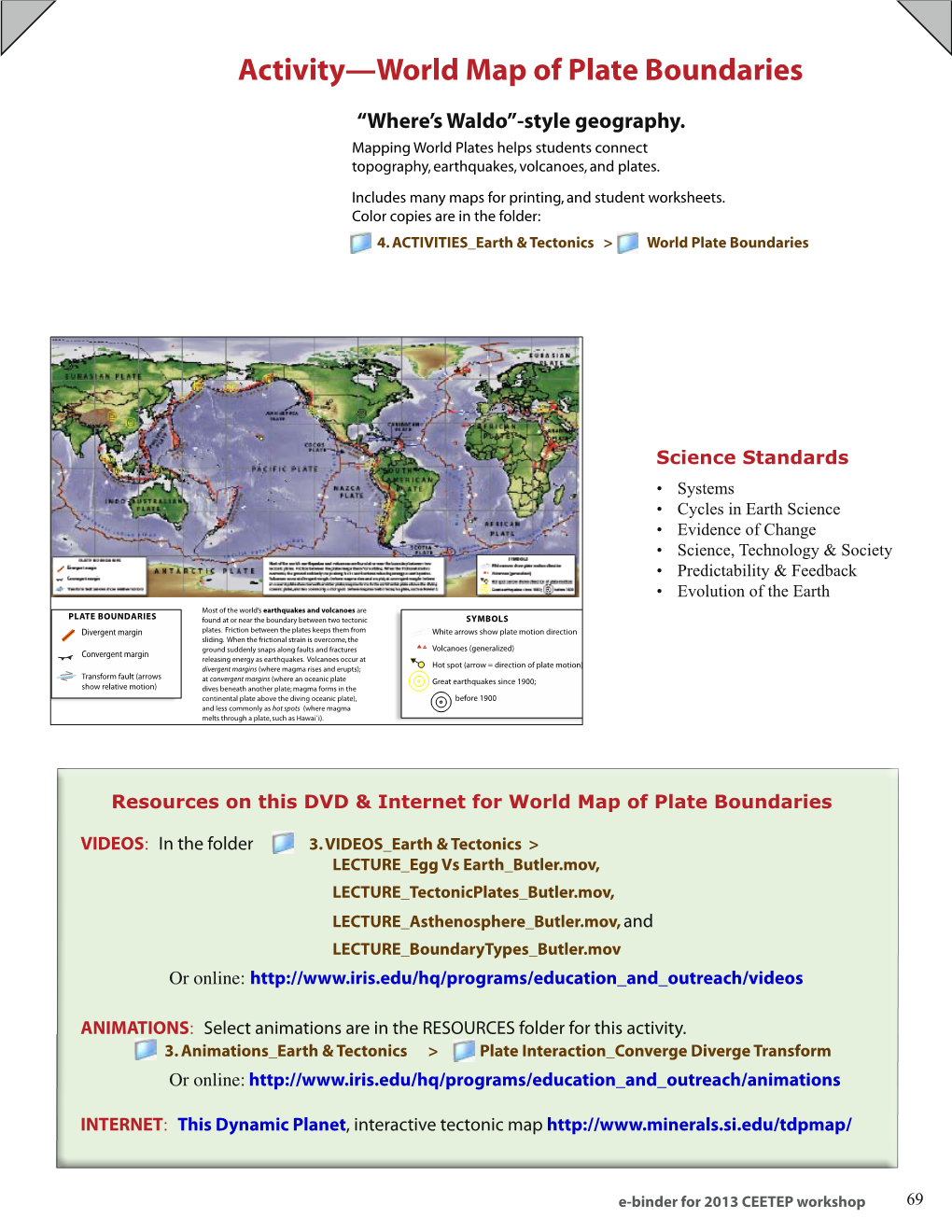 Activity—World Map of Plate Boundaries