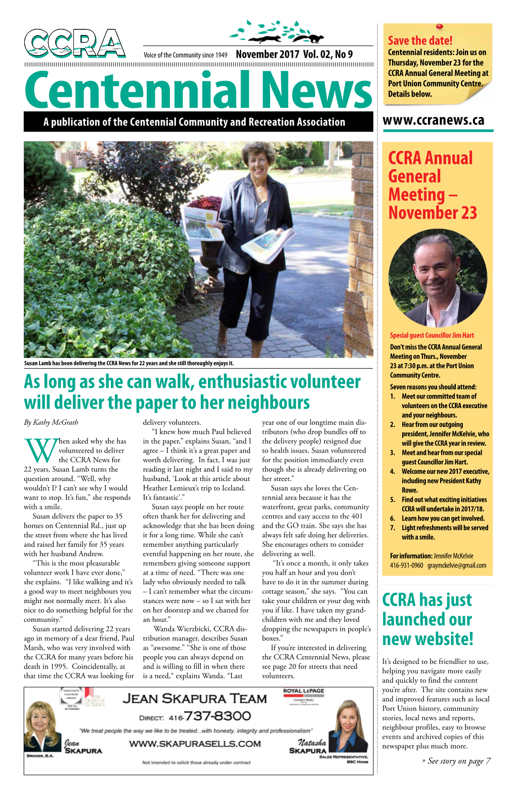 As Long As She Can Walk, Enthusiastic Volunteer Will Deliver the Paper To