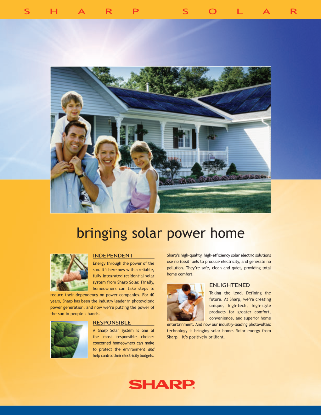 Sharp Solar Brochure