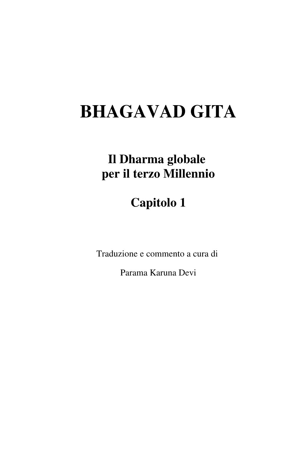 Bhagavad Gita