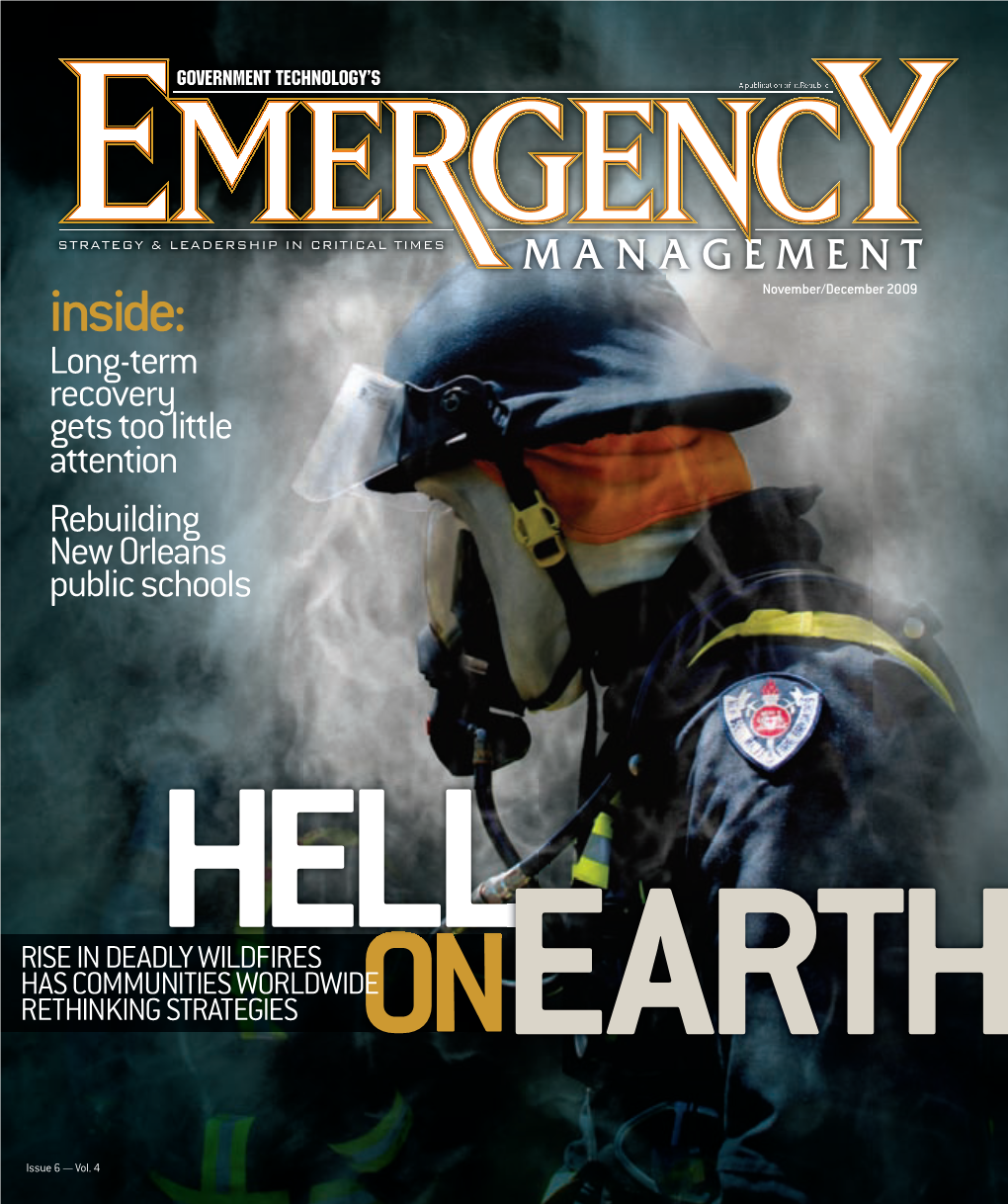 Emergency Management Magazine November / December 2009