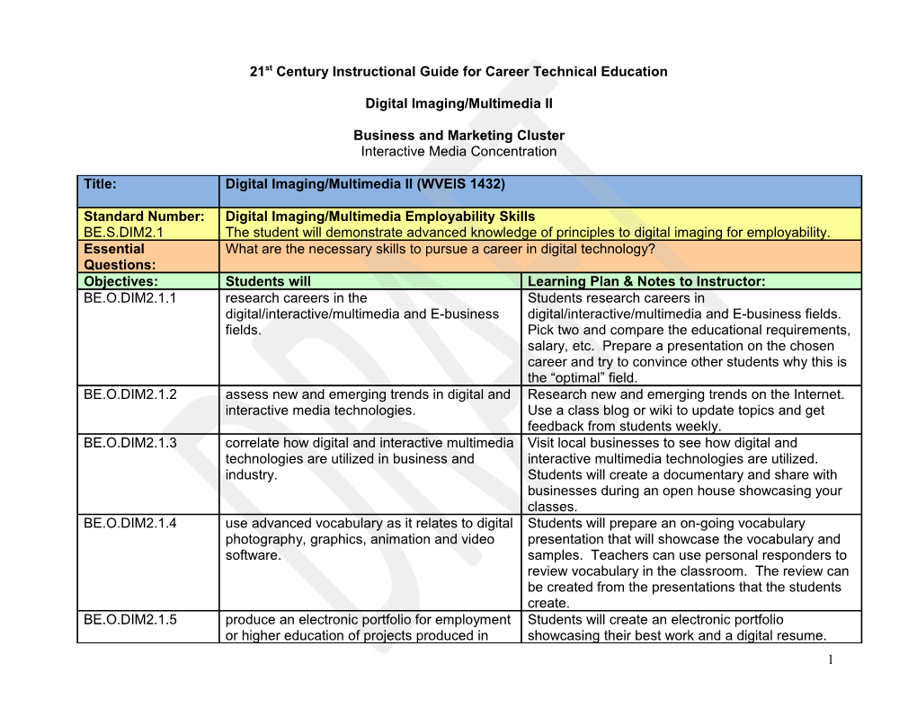 21St Century Instructional Guide for Career Technical Education s4