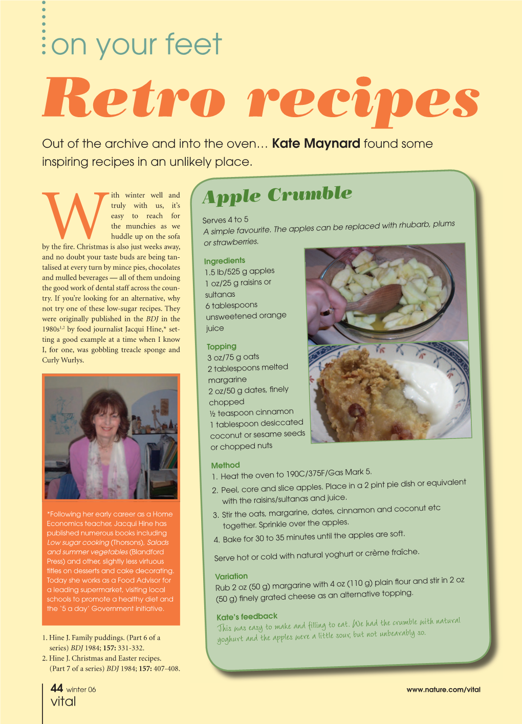 Retro Recipes out of the Archive and Into the Oven… Kate Maynard Found Some Inspiring Recipes in an Unlikely Place