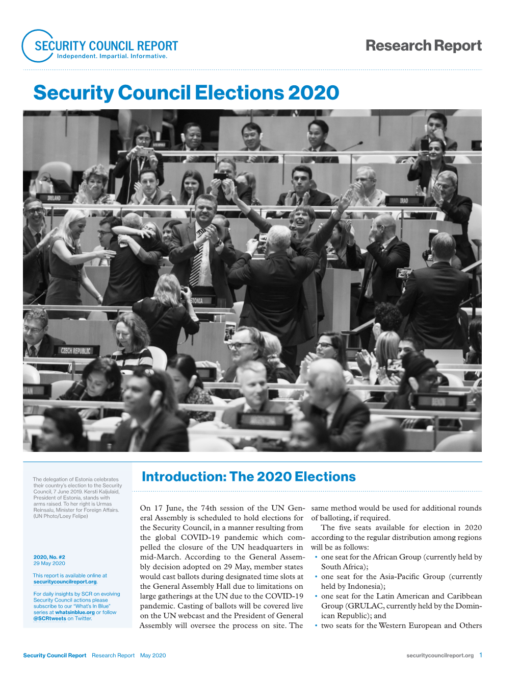 Security Council Elections 2020