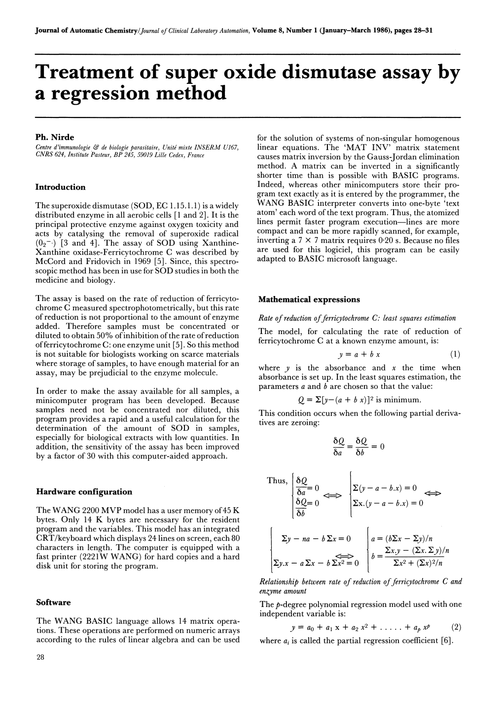 A Regression Method