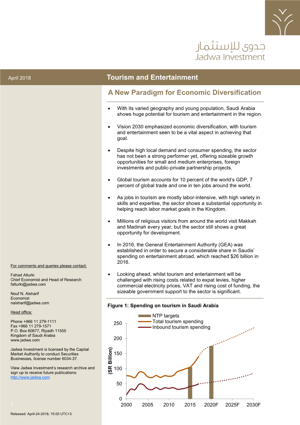 Tourism and Entertainment