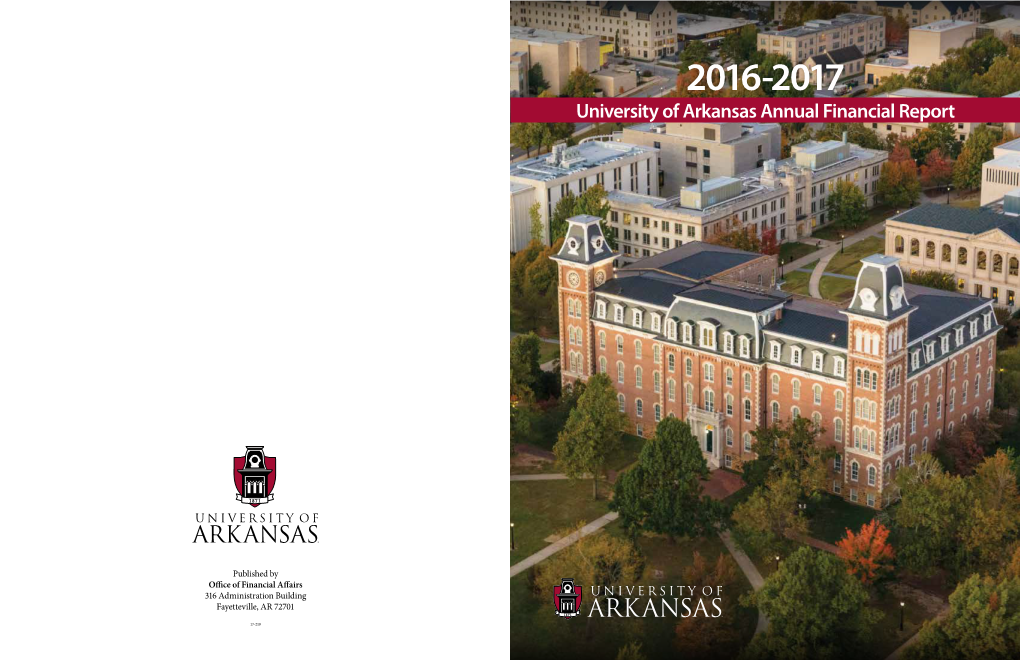 University of Arkansas Annual Financial Report