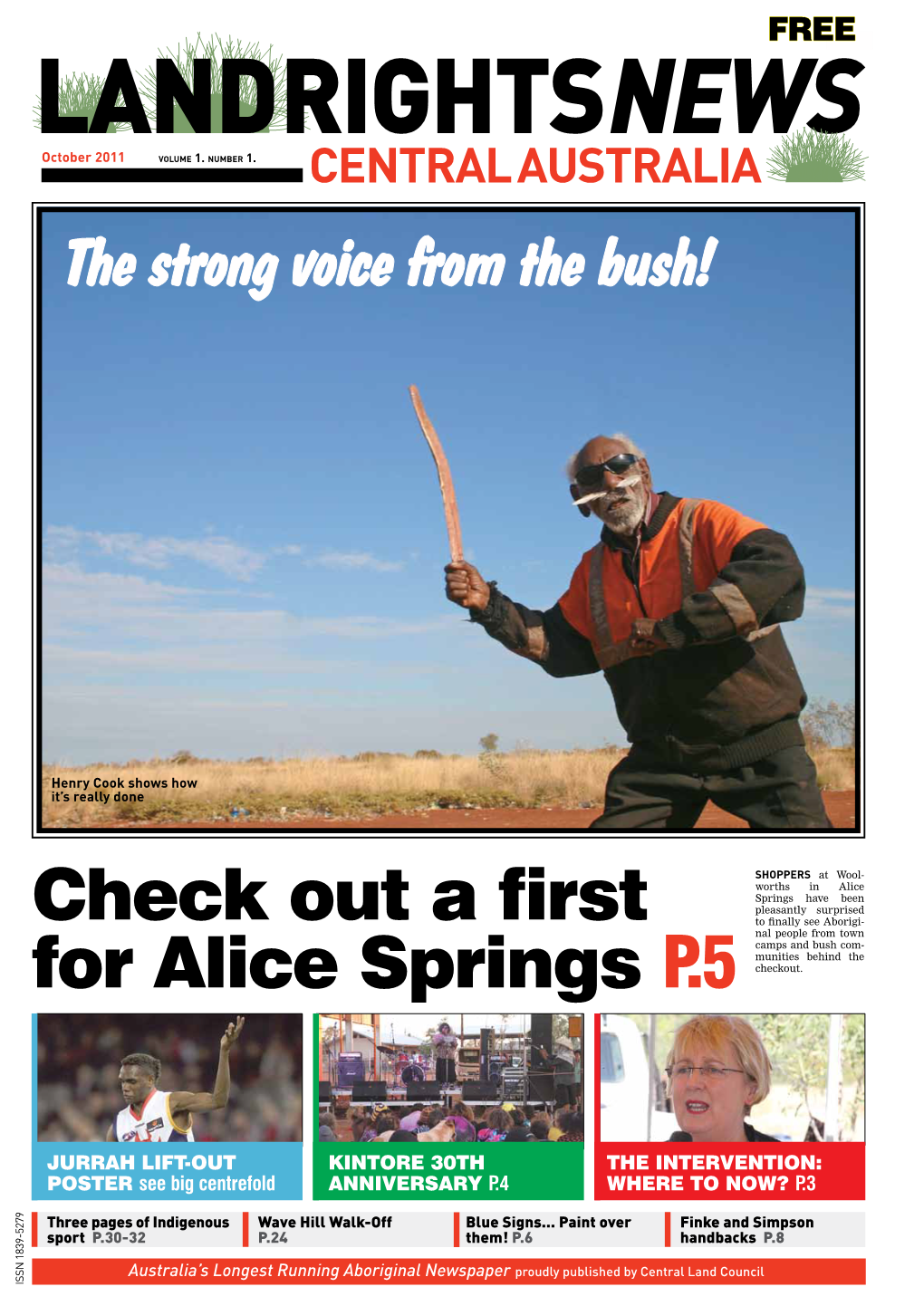 Check out a First for Alice Springs