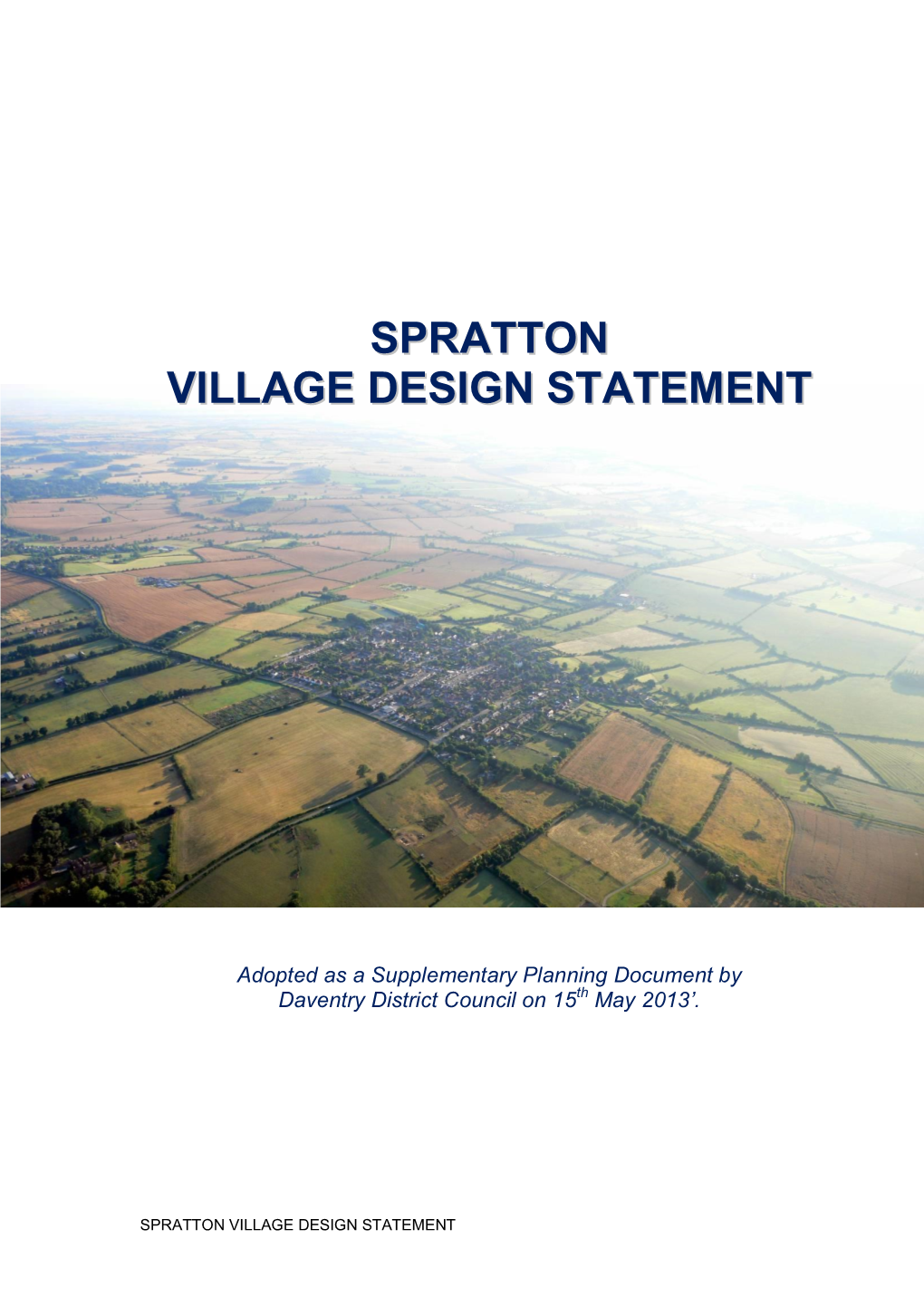 Spratton Village Design Statement