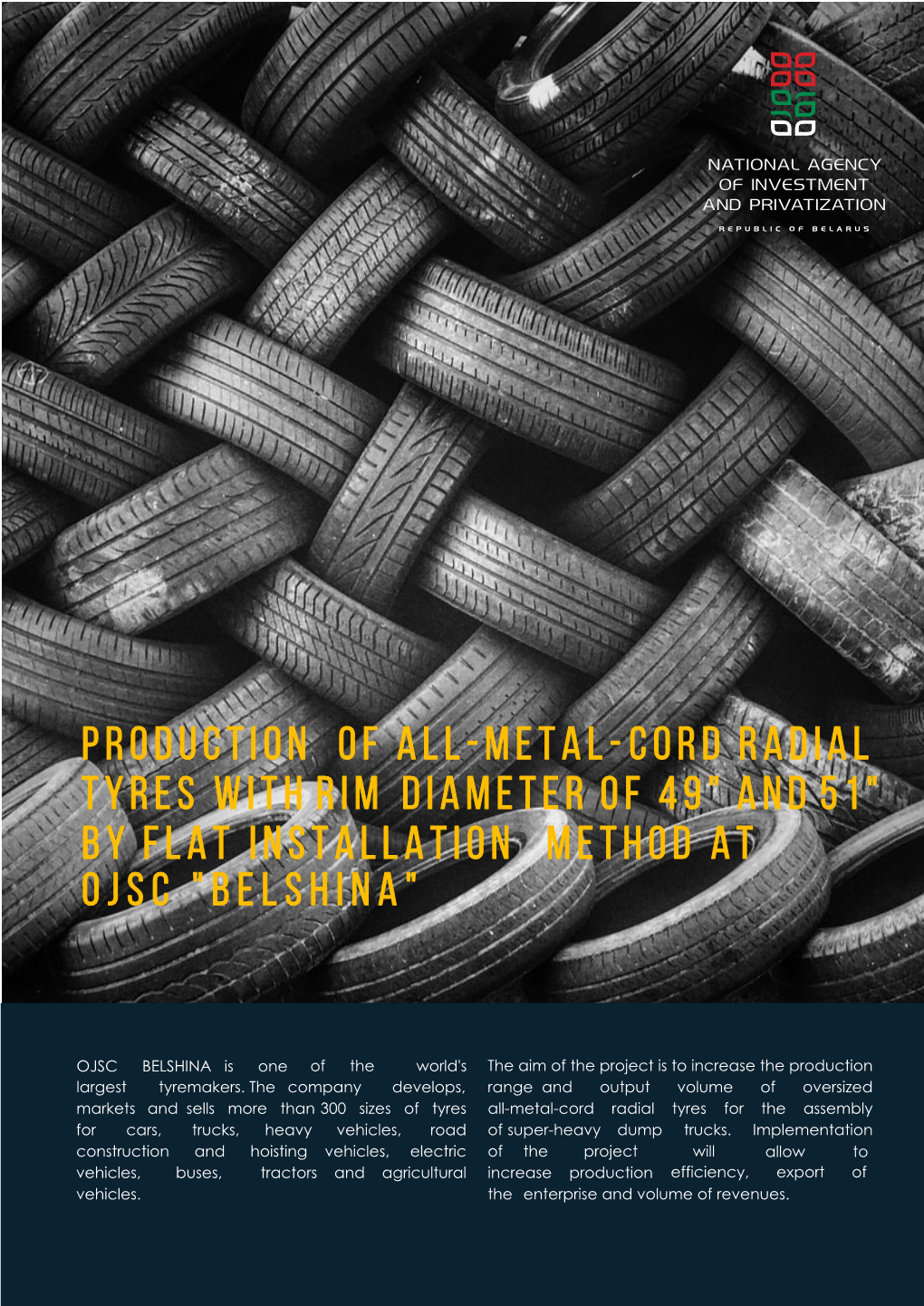 Production of All-Metal-Cord Radial Tyres with Rim Diameter of 49