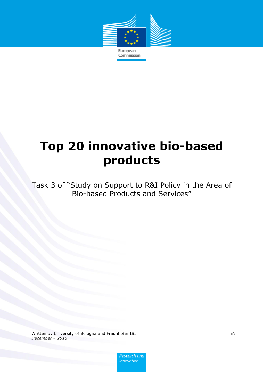 Top 20 Innovative Bio-Based Products