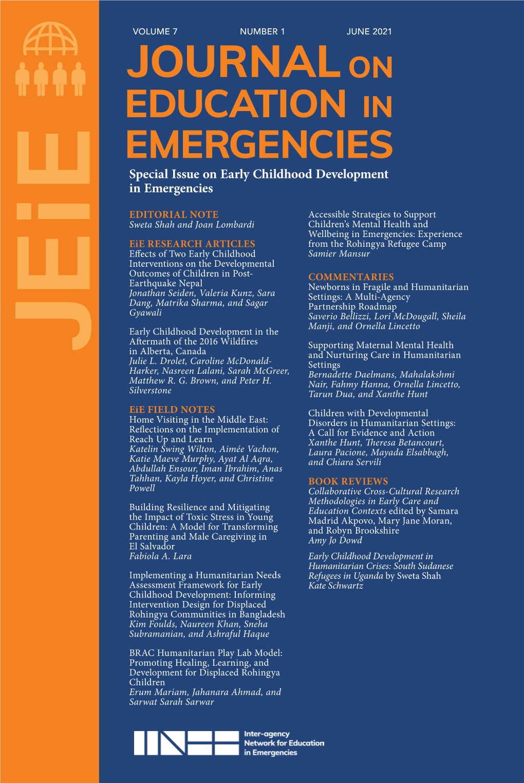 Special Issue on Early Childhood Development in Emergencies