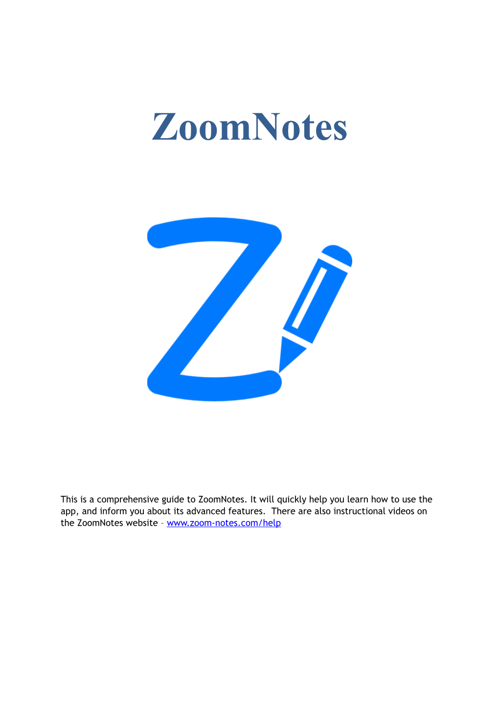 Welcome to Zoomnotes7.7.Pages