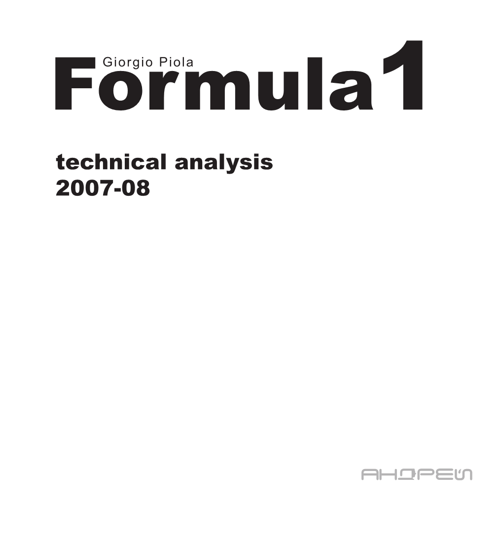 Technical Analysis 2007-08