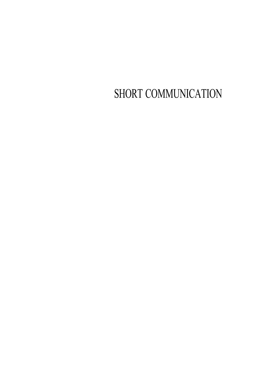 SHORT COMMUNICATION 350 Acta Zoologica Lituanica, 2003, Volumen 13, Numerus 3 ISSN 1392-1657