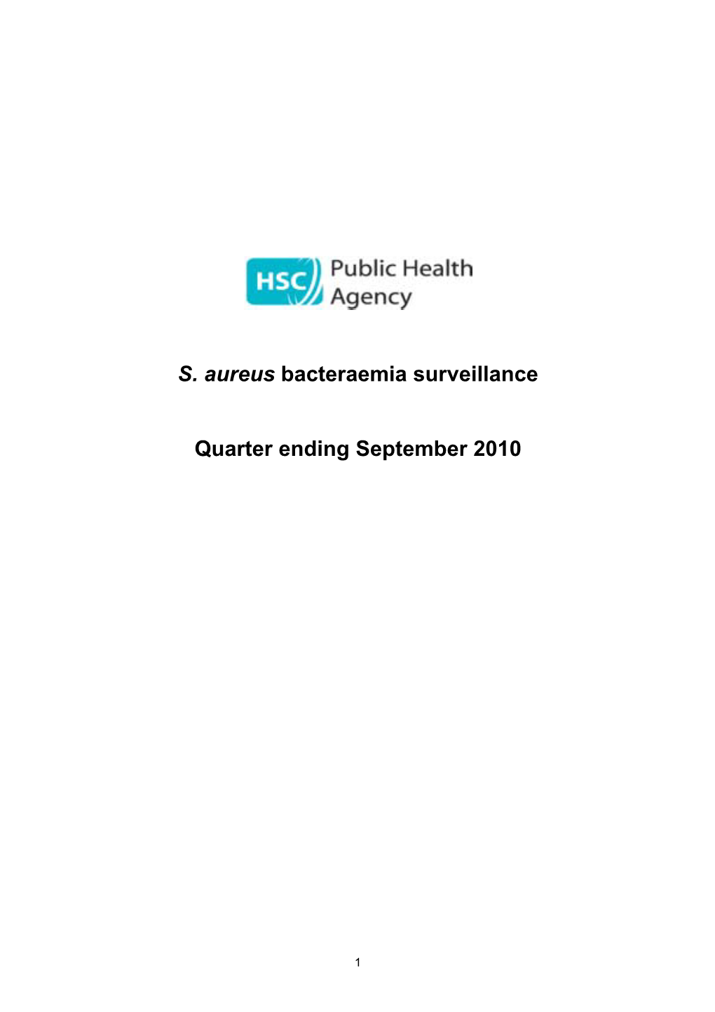 MRSA Bacteraemia Surveillance