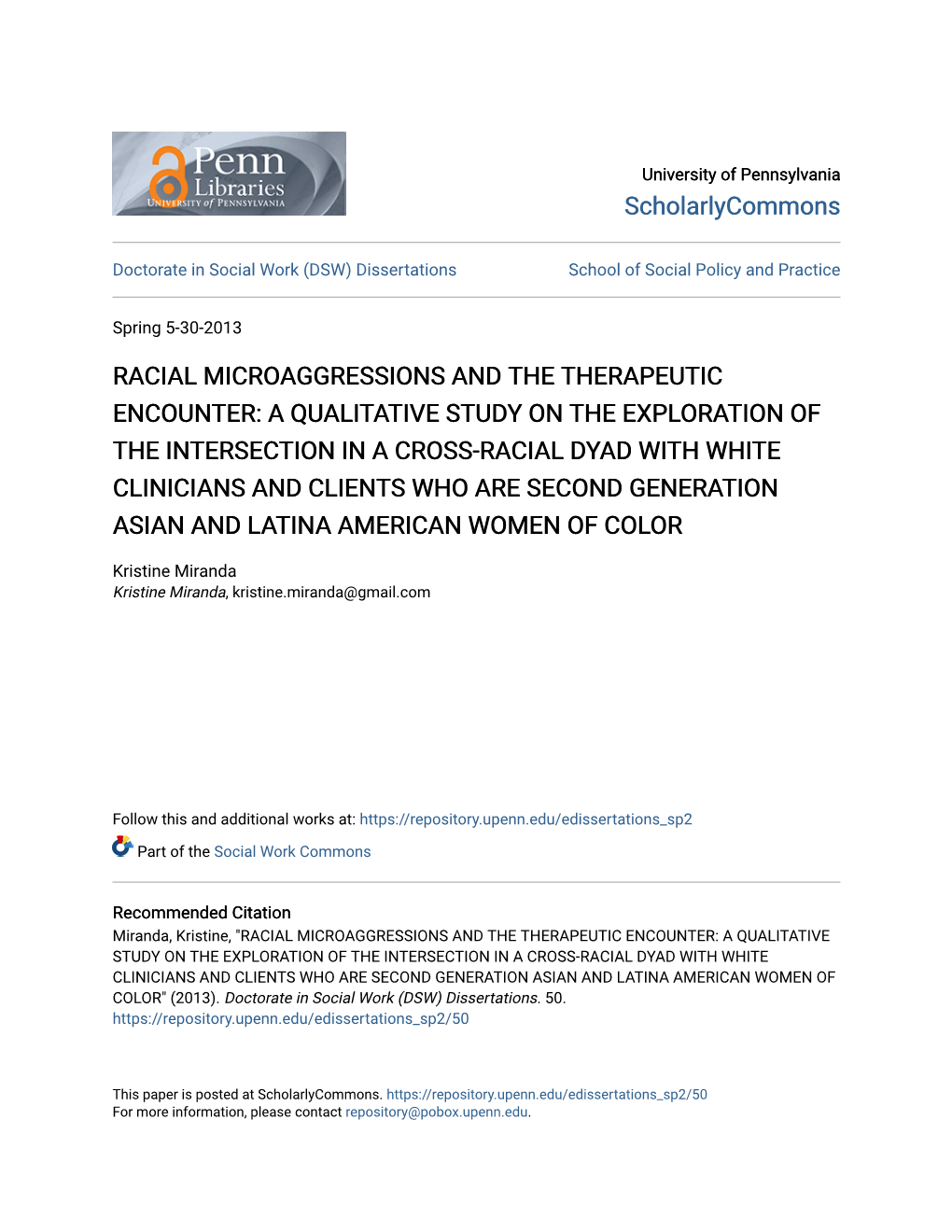 Racial Microaggressions and the Therapeutic Encounter: a Qualitative Study on the Exploration of the Intersection In