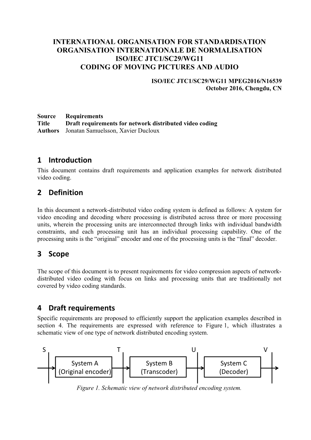 International Organisation for Standardisation s8