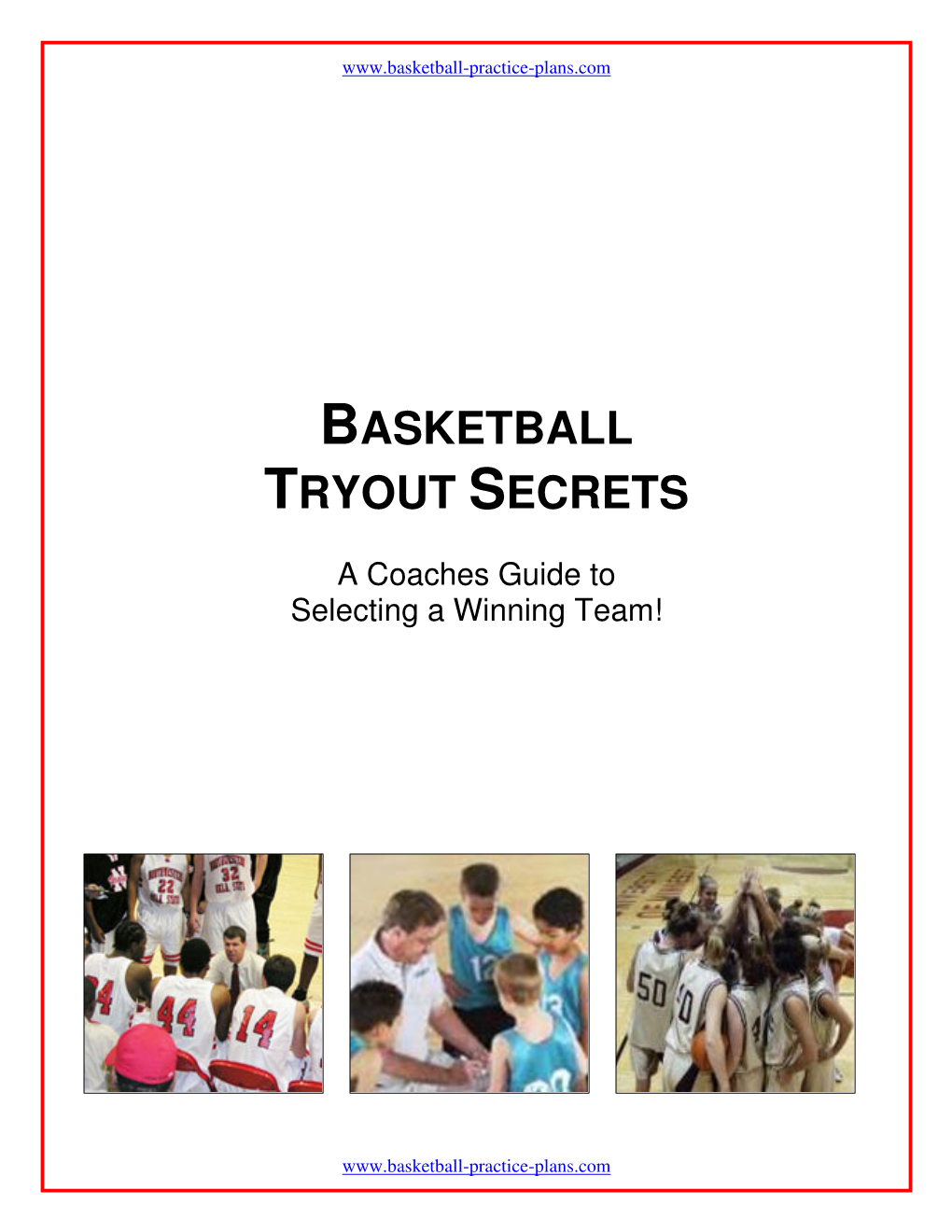 Basketball Tryout Secrets