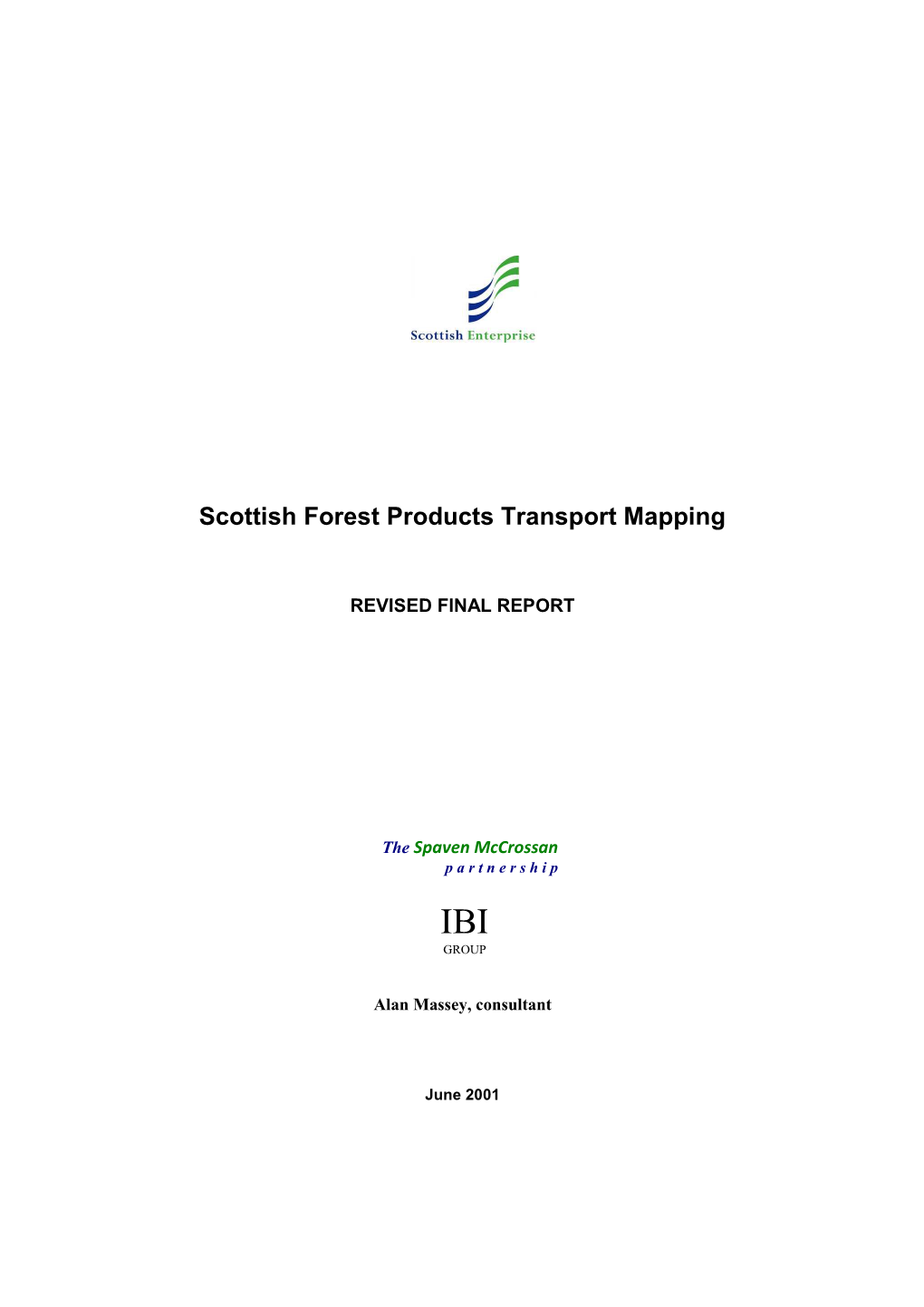 Scottish Forest Products Transport Mapping