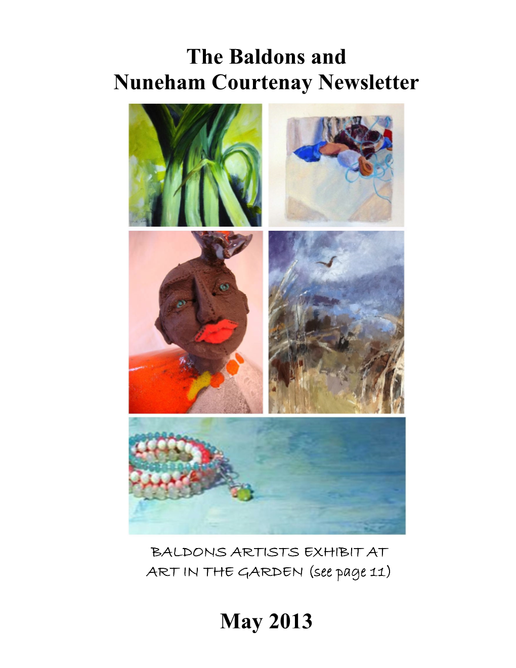 The Baldons and Nuneham Courtenay Newsletter May 2013