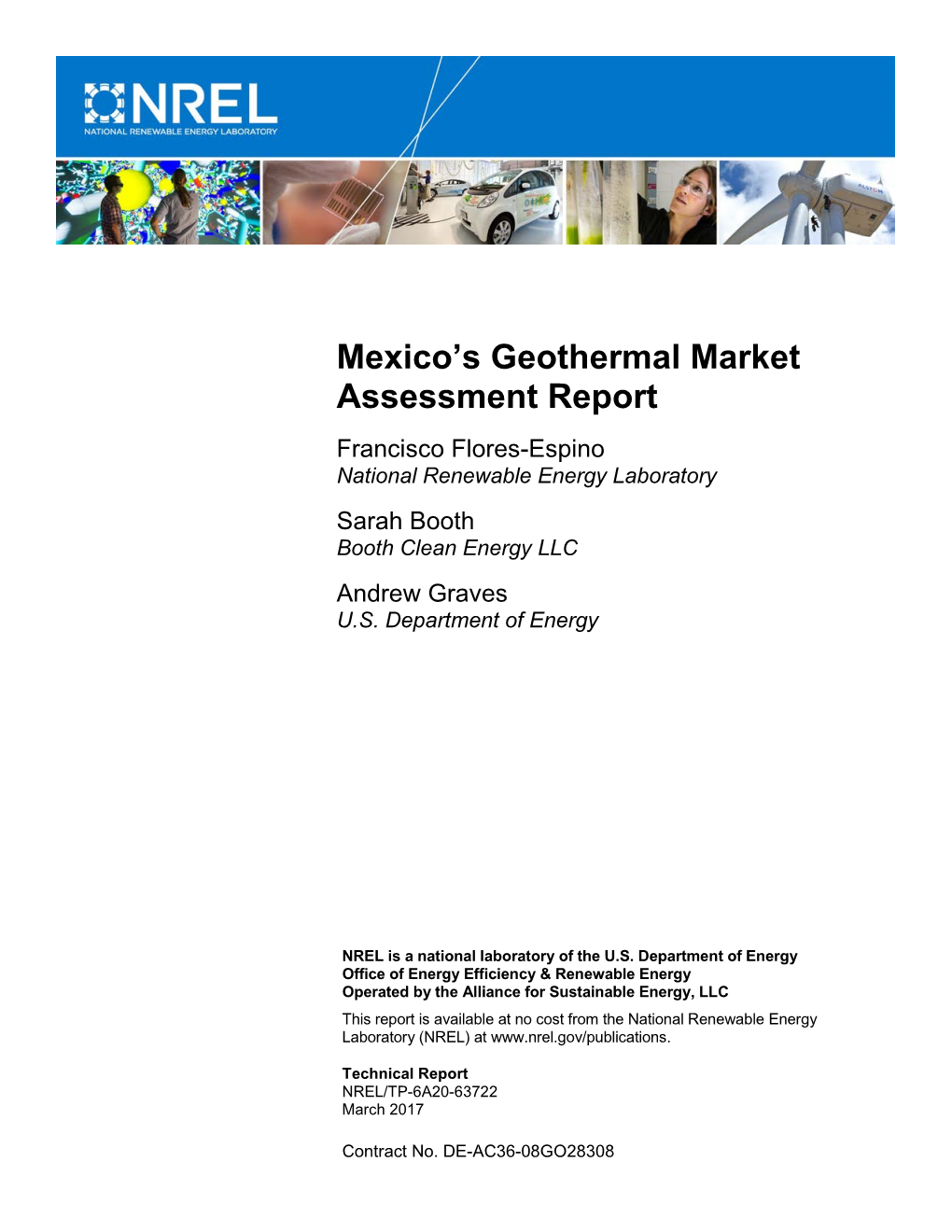 Mexico's Geothermal Market Assessment Report