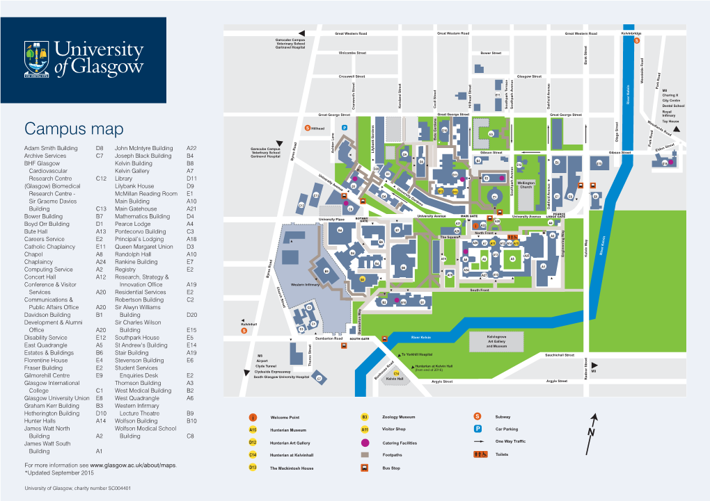 Campus Gartnavel Hospita Ve South Glasgowuniversityhospita Clydeside Expressway Clyde T Terinary School L Airport M8